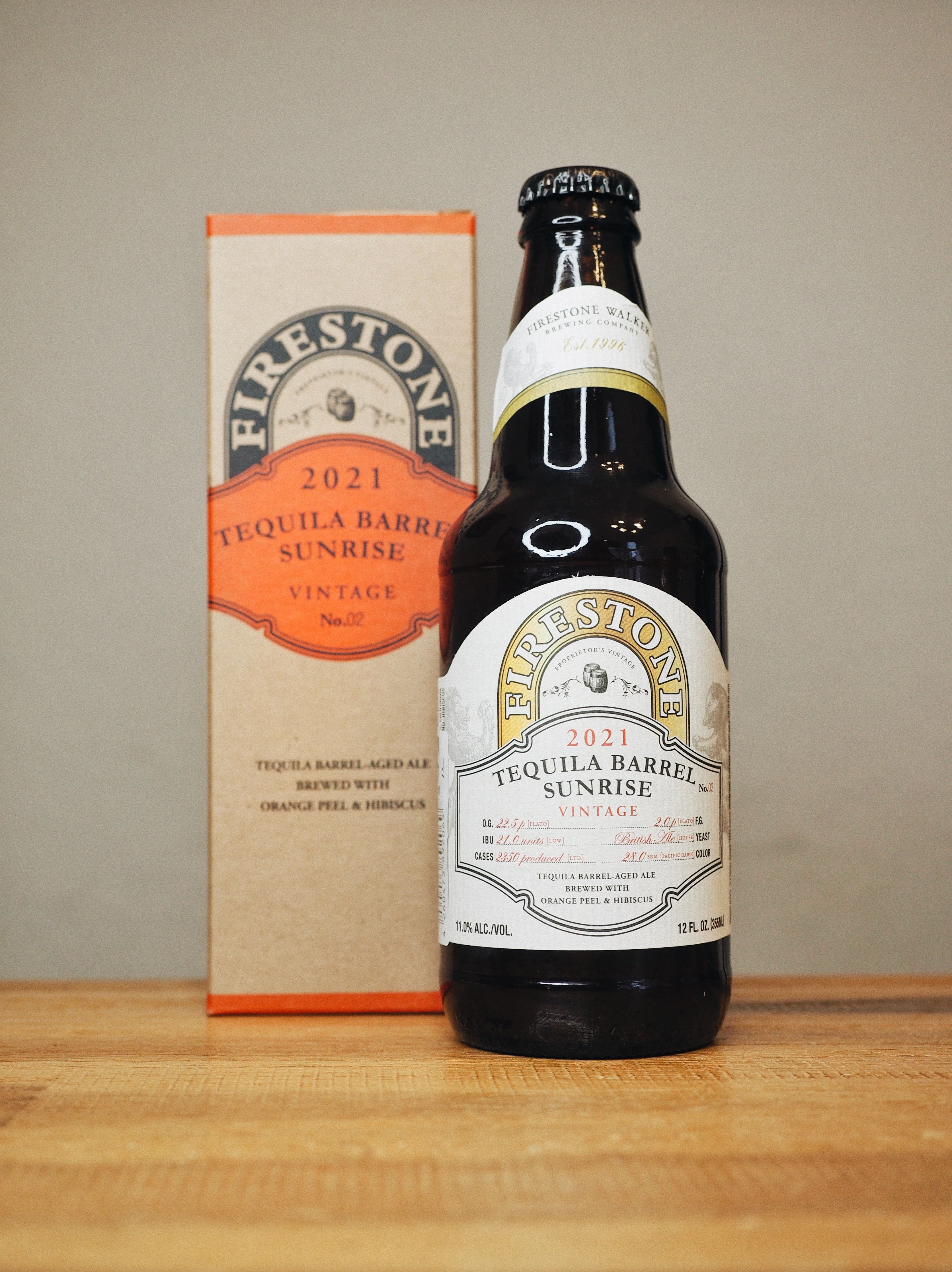 Firestone Walker: Tequila Barrel Sunrise (2021) - Gott erhalt’s Bierladen