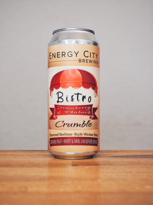 Energy City: Bistro Strawberry & Rhubarb Crumble